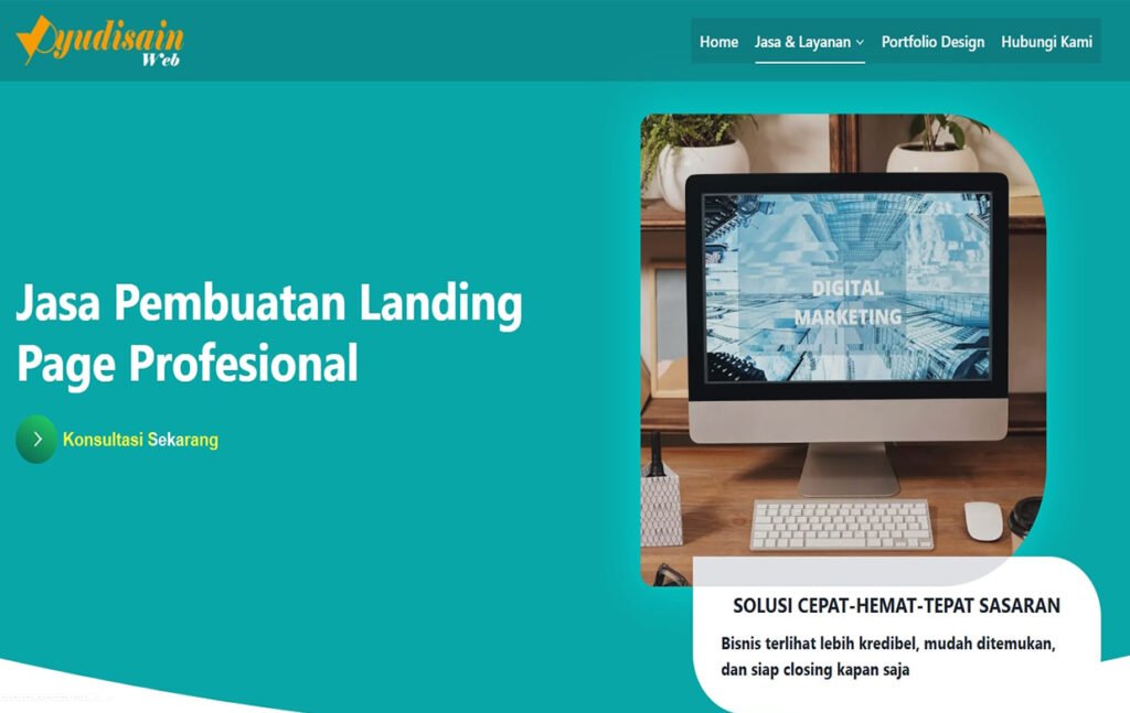jasa pembuatan landing page